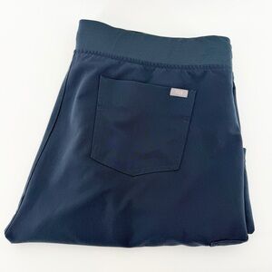 FIGS Zamora High-Waisted Jogger Scrub Pants Navy Blue Women's Plus 2X